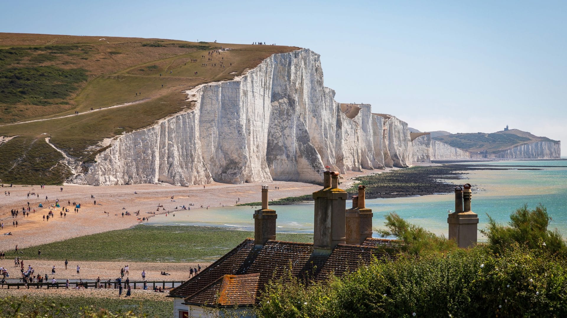 View of Cuckmere Haven, Seaford on the Sussex Coast