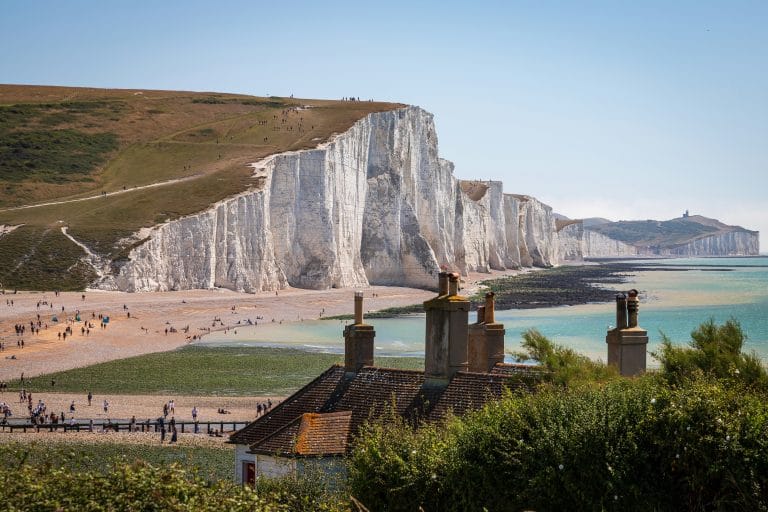 View of Cuckmere Haven, Seaford on the Sussex Coast