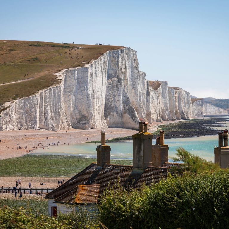 View of Cuckmere Haven, Seaford on the Sussex Coast