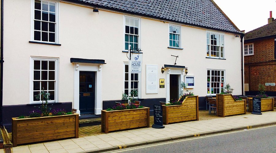 The front of Sutherland House restaurant in Southwold, Suffolk.
