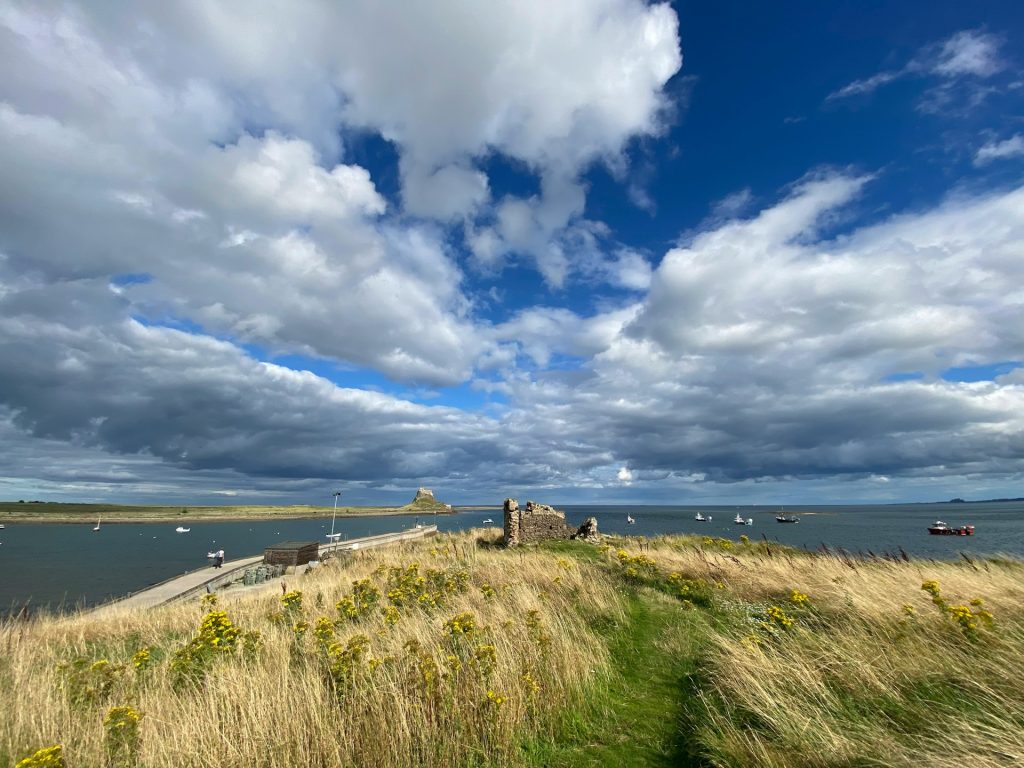 Lindisfarne Castle, Holy Island, Northumberland, UK.